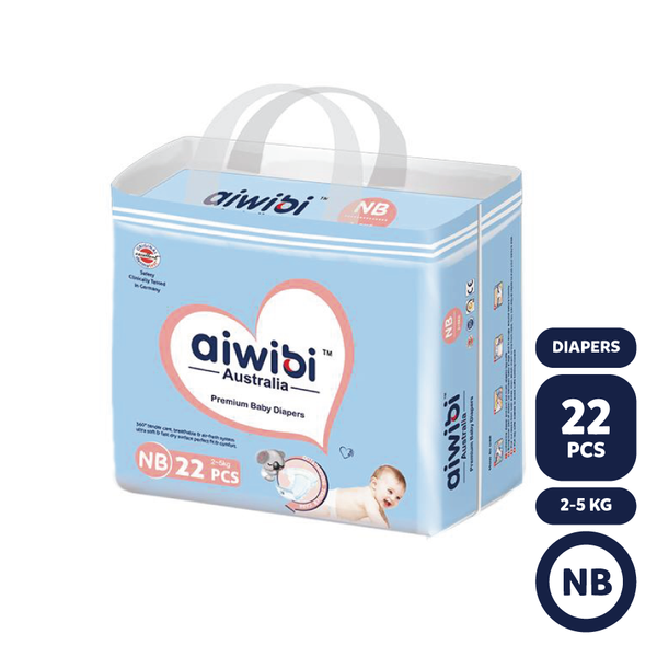 AIWIBI Diapers - NB - 22pcs