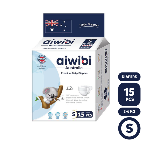 AIWIBI Diapers - S - 15pcs