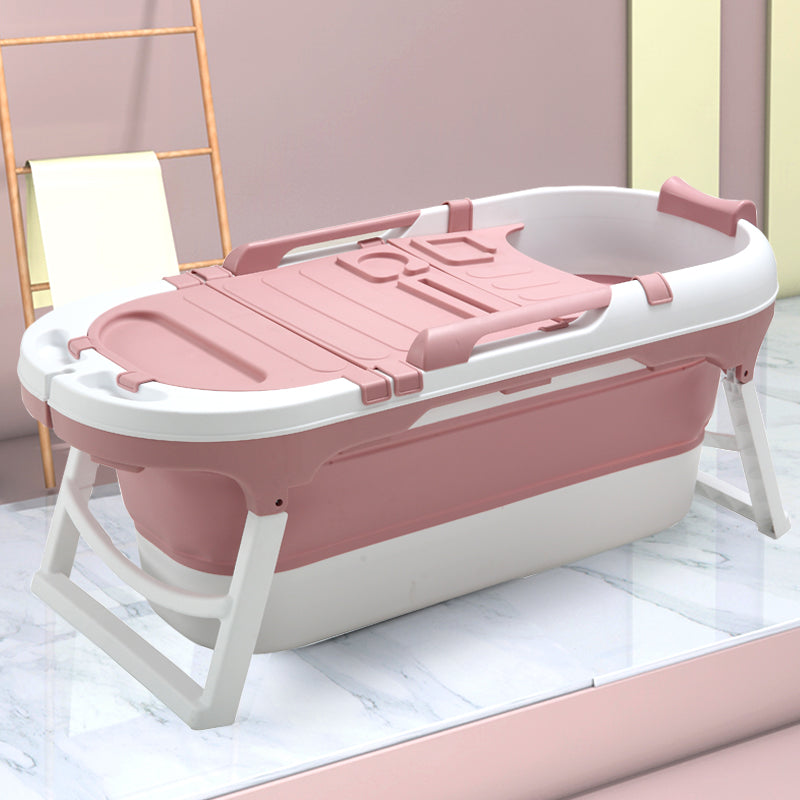 Folding bathtub