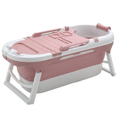 Folding bathtub