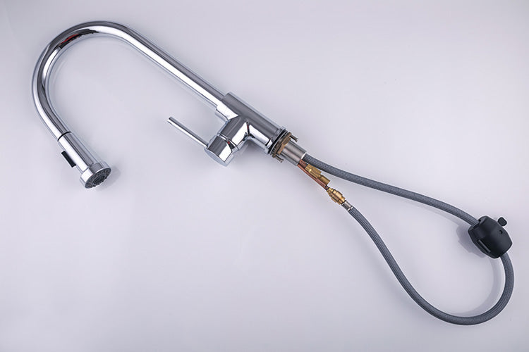 Kitchen tap - Brass - Hot & cold