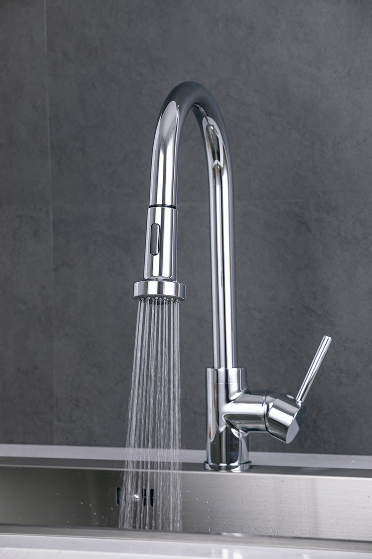 Kitchen tap - Brass - Hot & cold