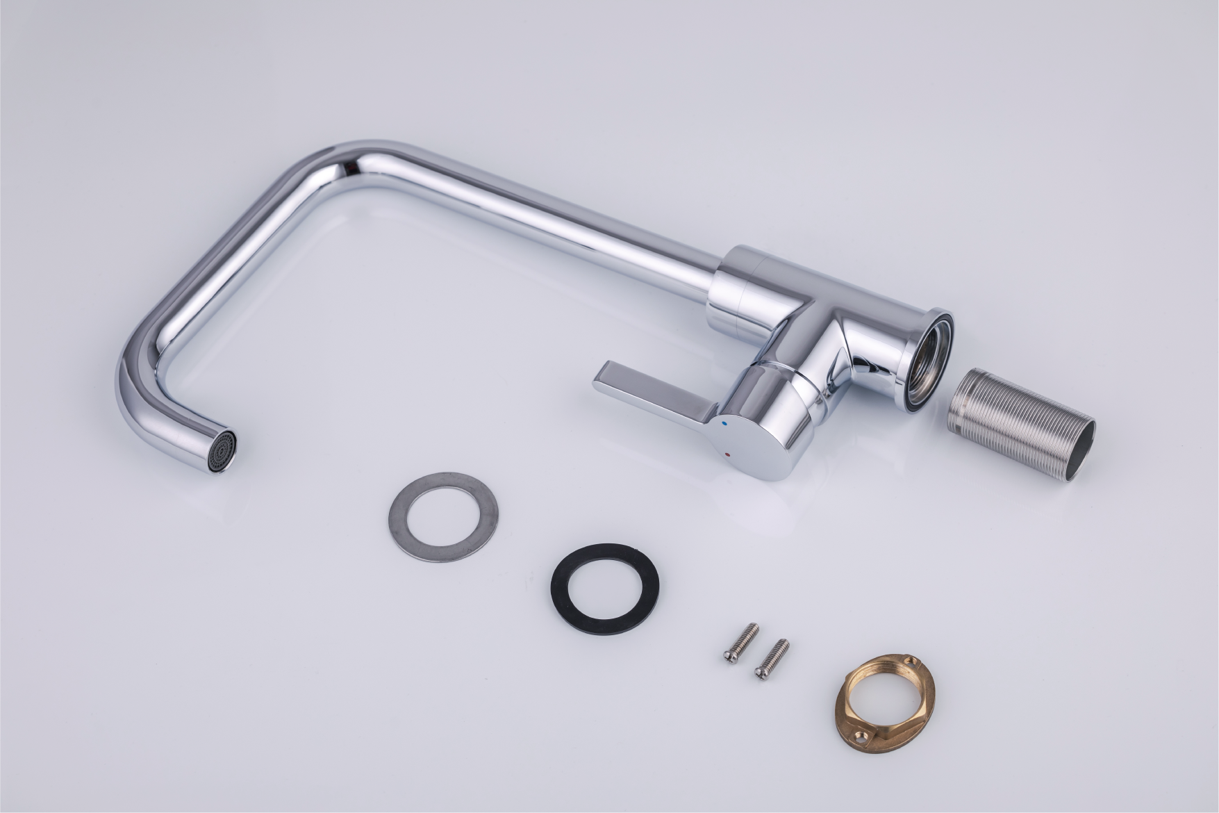 Kitchen tap - Brass - Hot & cold