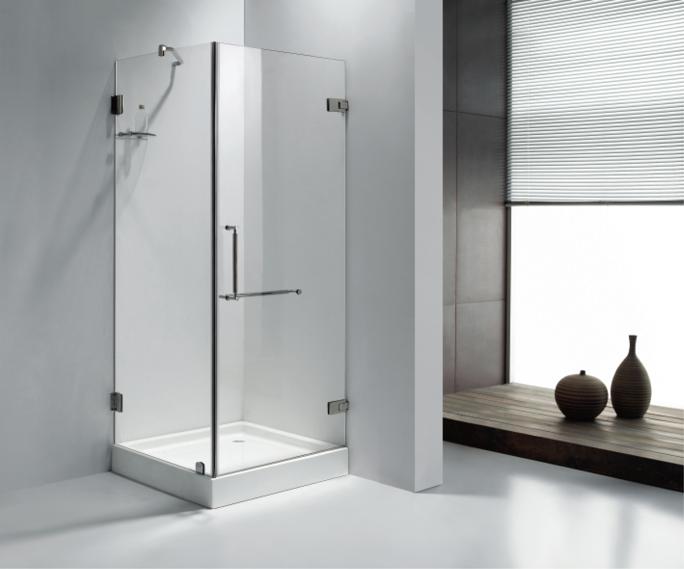 Shower room - without shower tray