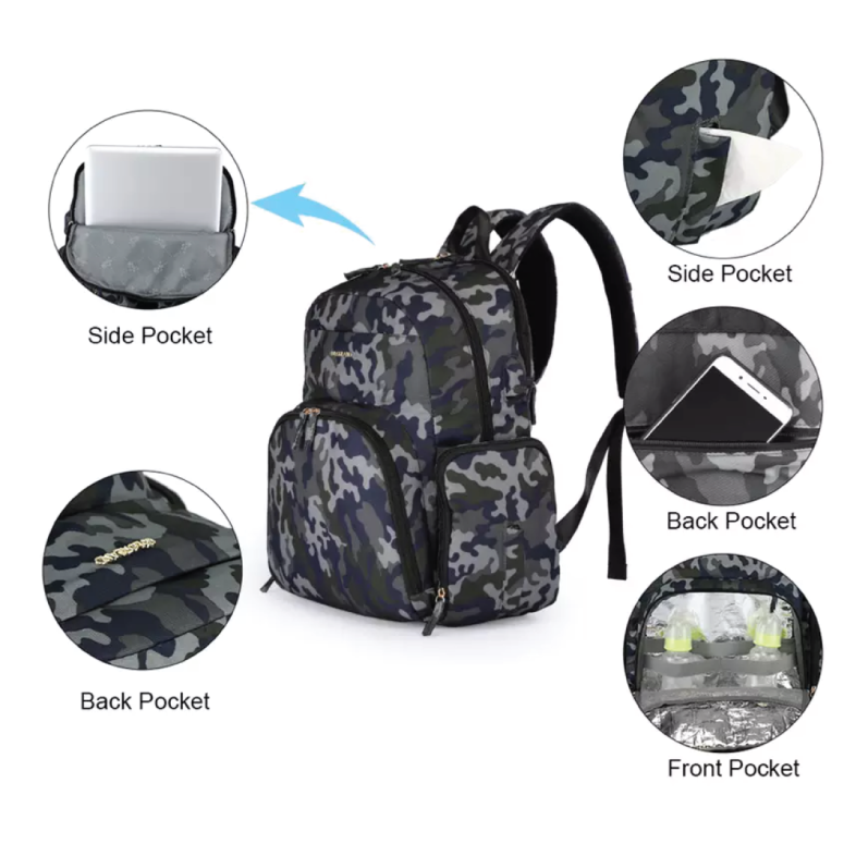 Camo Diaper Bag