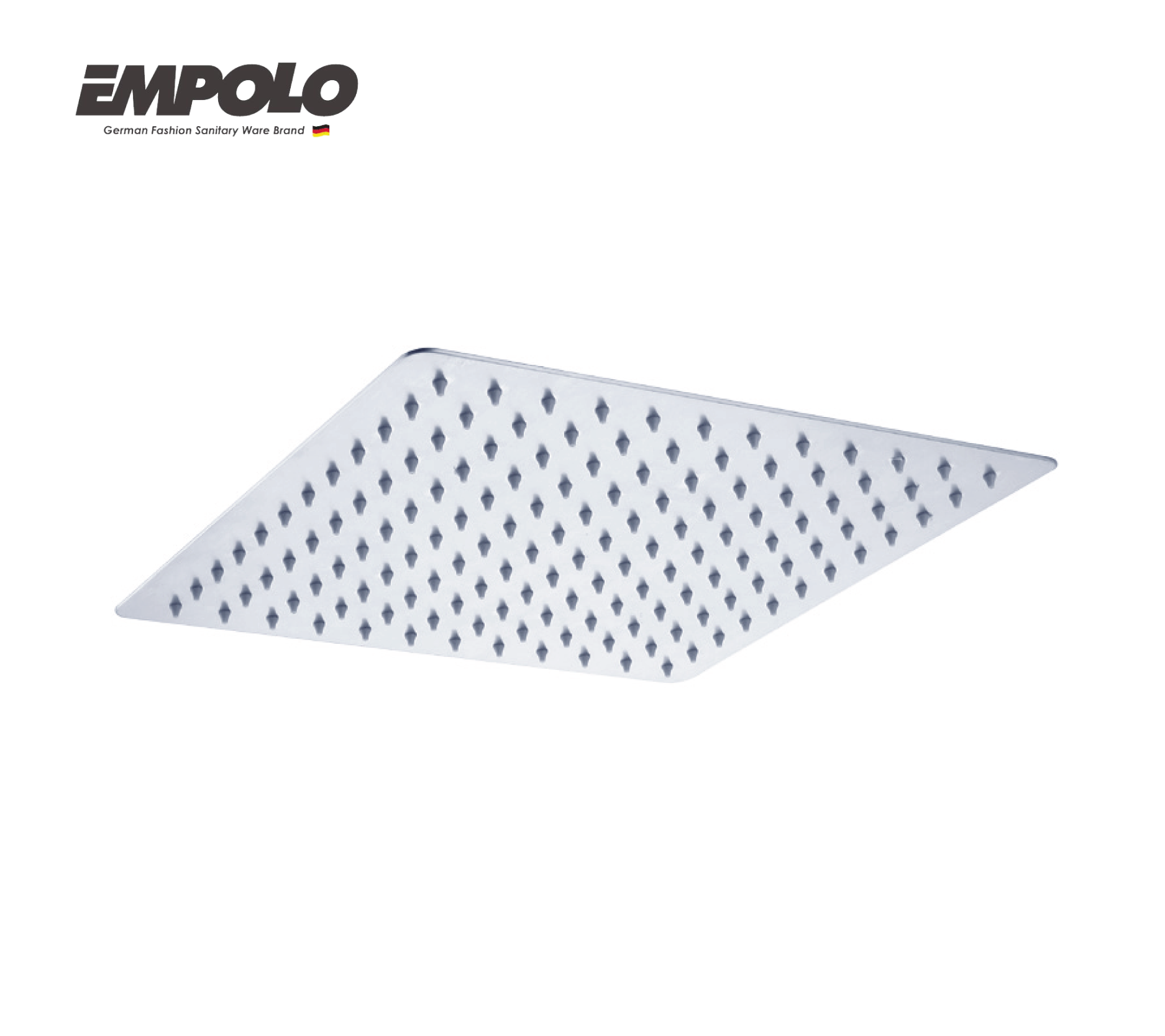 Ultrathin square shower head - SS - Polished