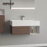 Artificial stone basin - Glossy white