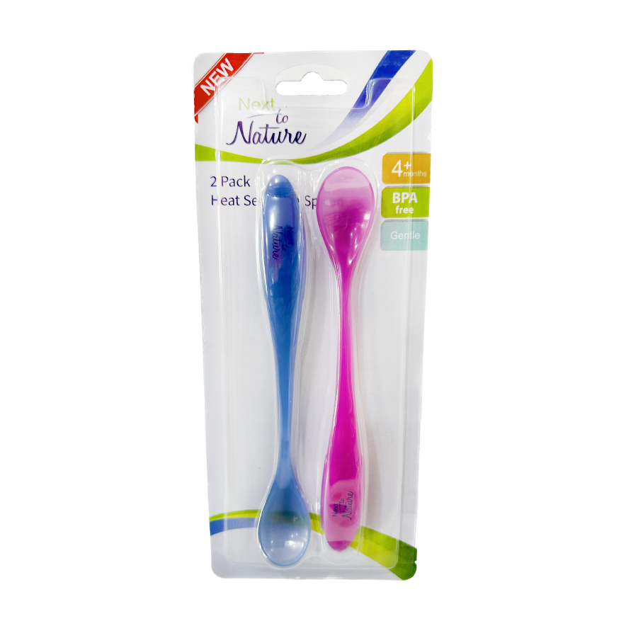 Next to Nature - 2 pack - Heat sensitive spoon set