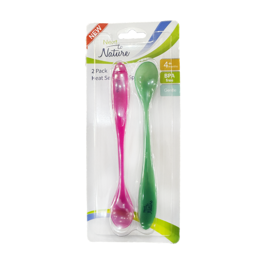 Next to Nature - 2 pack - Heat sensitive spoon set