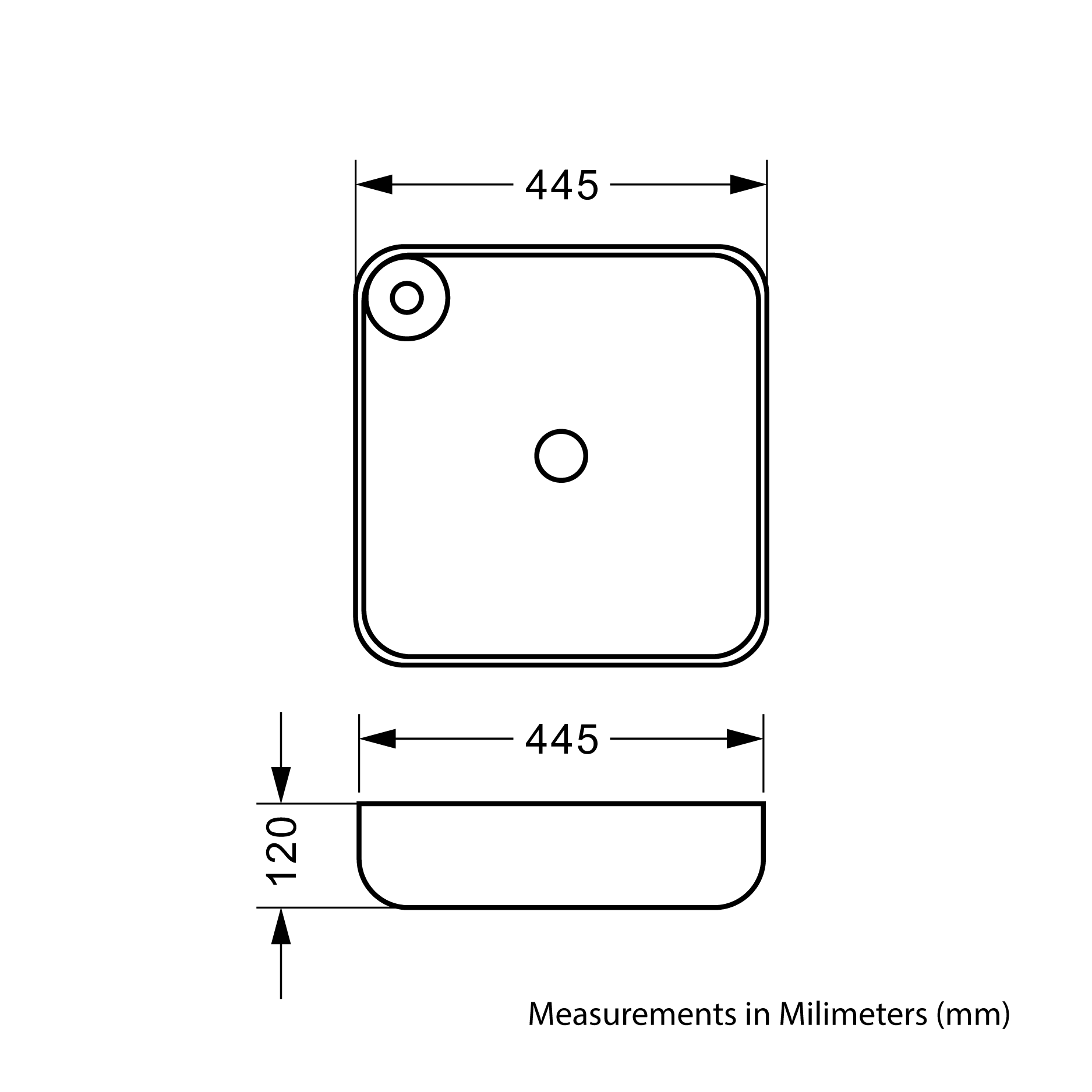 Counter-top basin - Ceramic