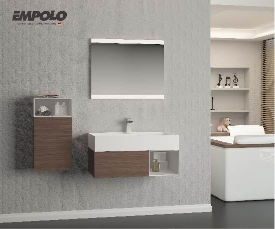 Artificial stone basin - Glossy white