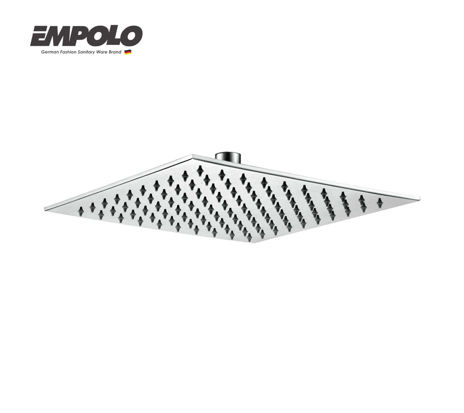 Ultrathin square shower head - Brass - Chrome