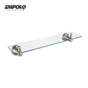 Glass shelf - Brass & SS