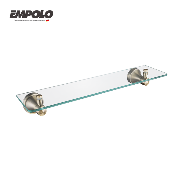 Glass shelf - Brass & SS