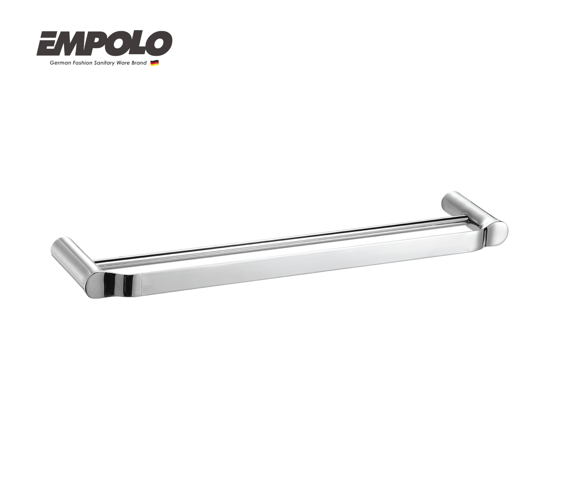 Double towel bar - Brass