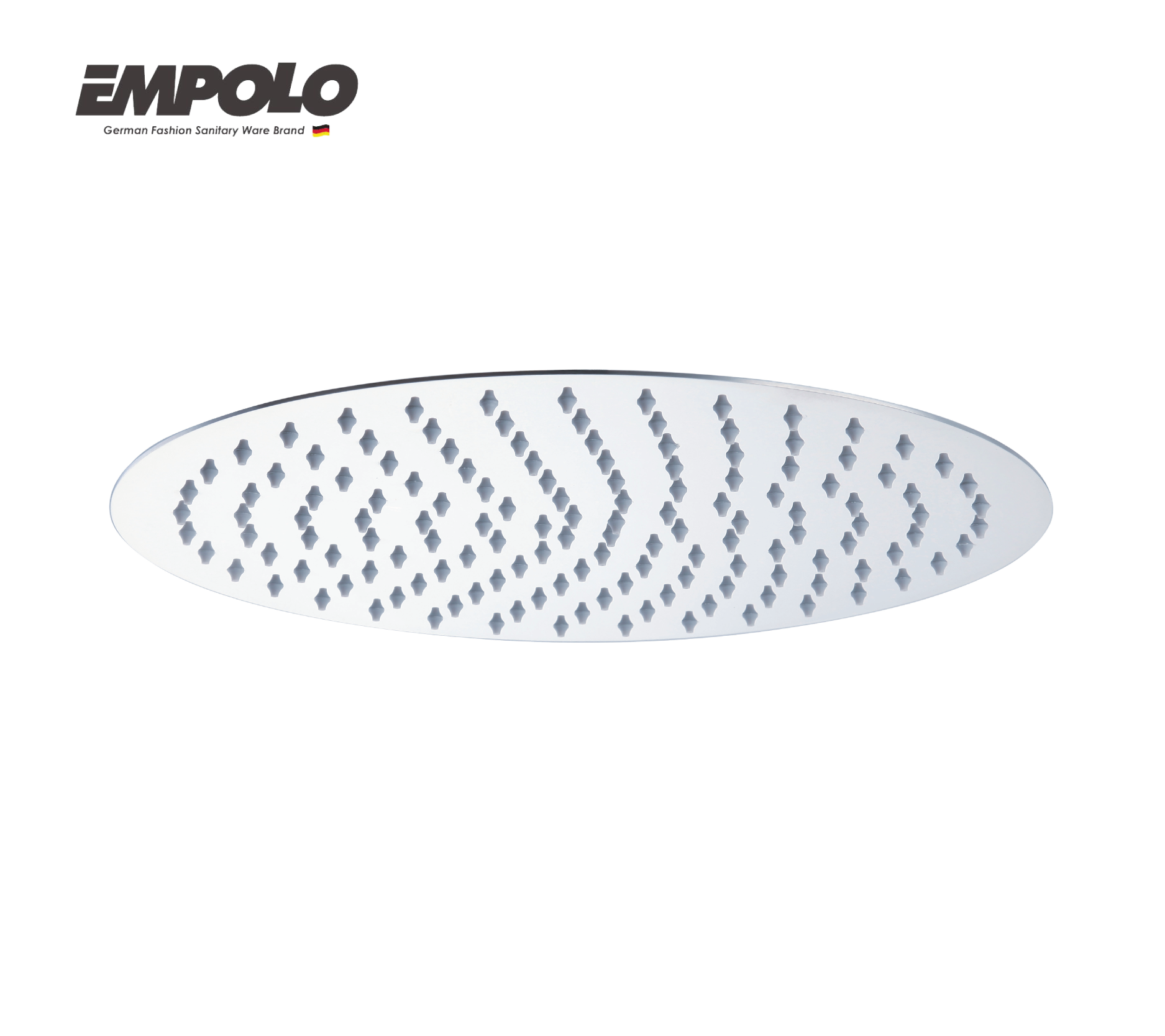 Ultrathin round shower head - SS - Polished