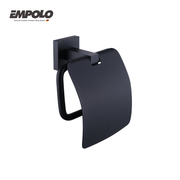 Toilet paper holder - Brass - Matte black