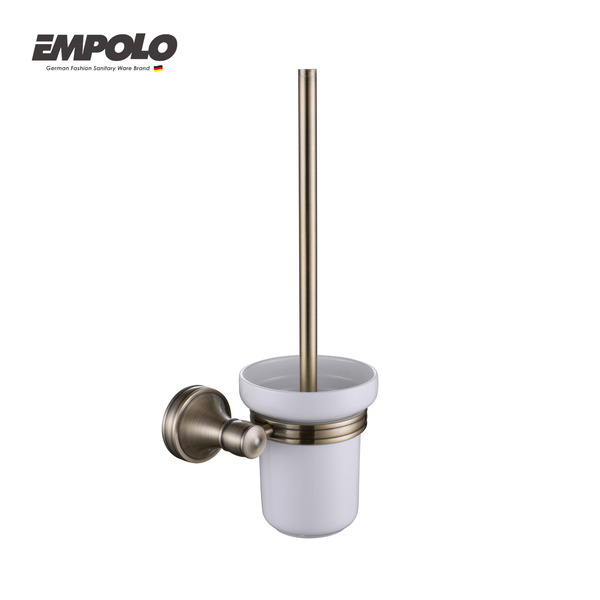 Toilet brush holder - Brass & SS