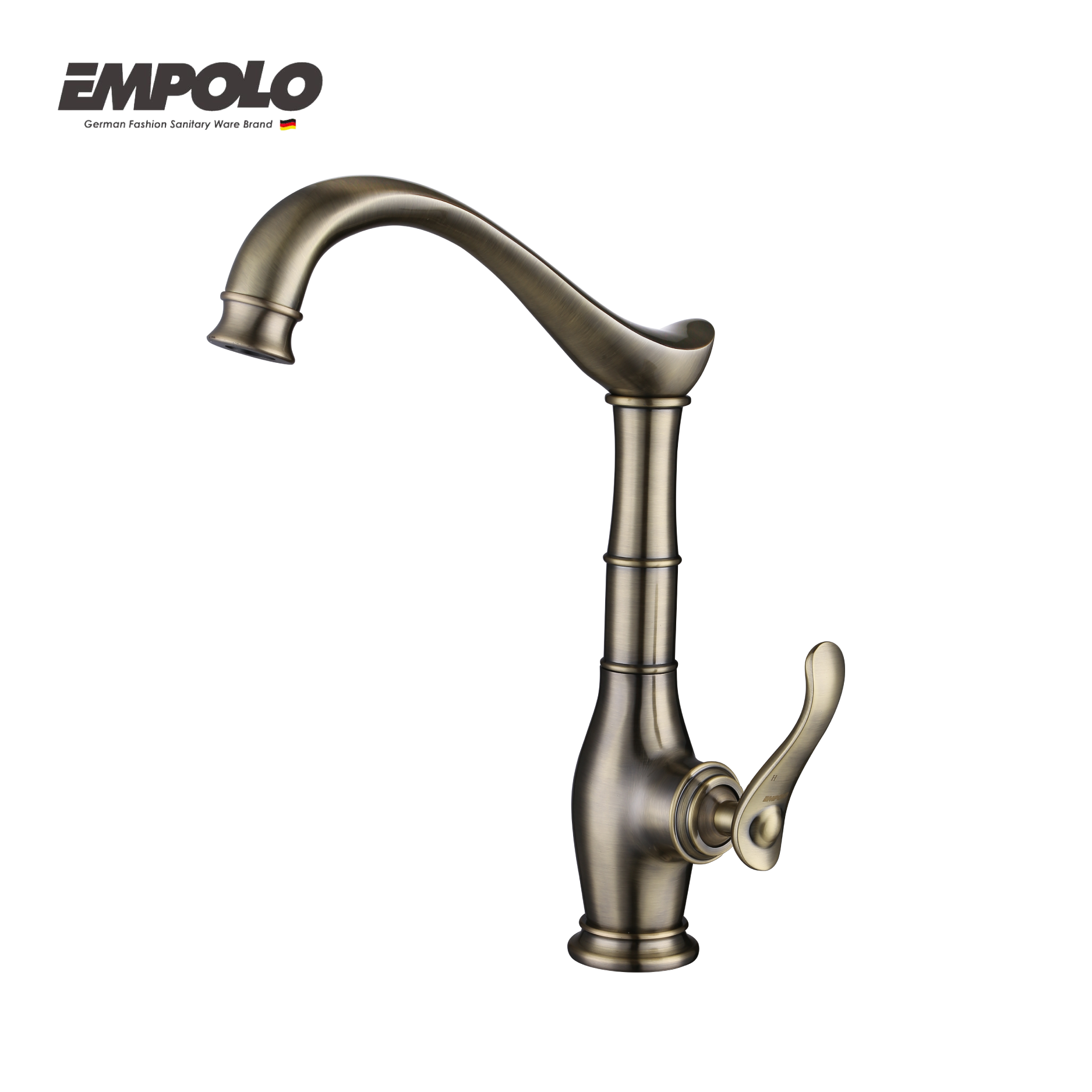 Kitchen tap - Brass -   Hot & cold
