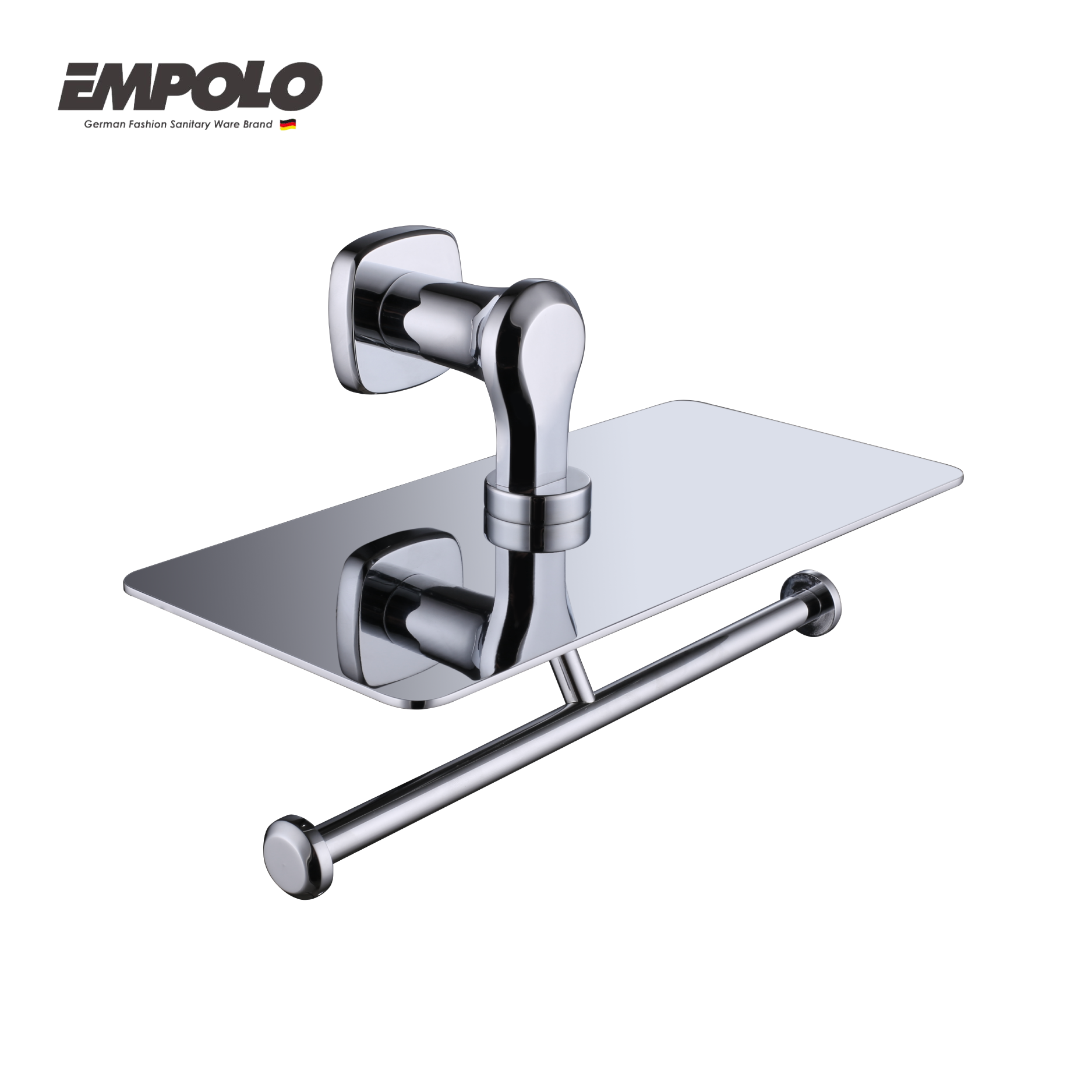 Double paper holder - Brass