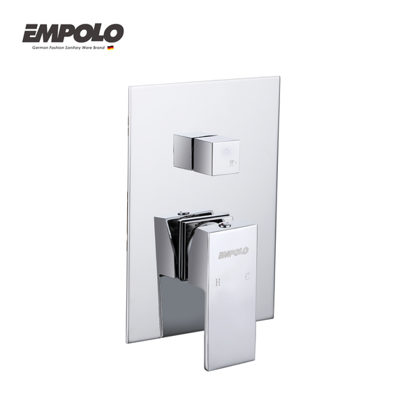 Wall mounted shower mixer - valve with diverter