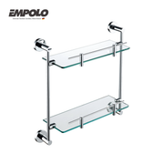 Double glass shelf - SS