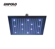 Shower head with LED - Brass - Chrome