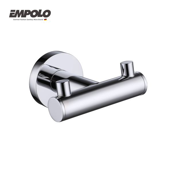 Double robe hook - Brass & SS