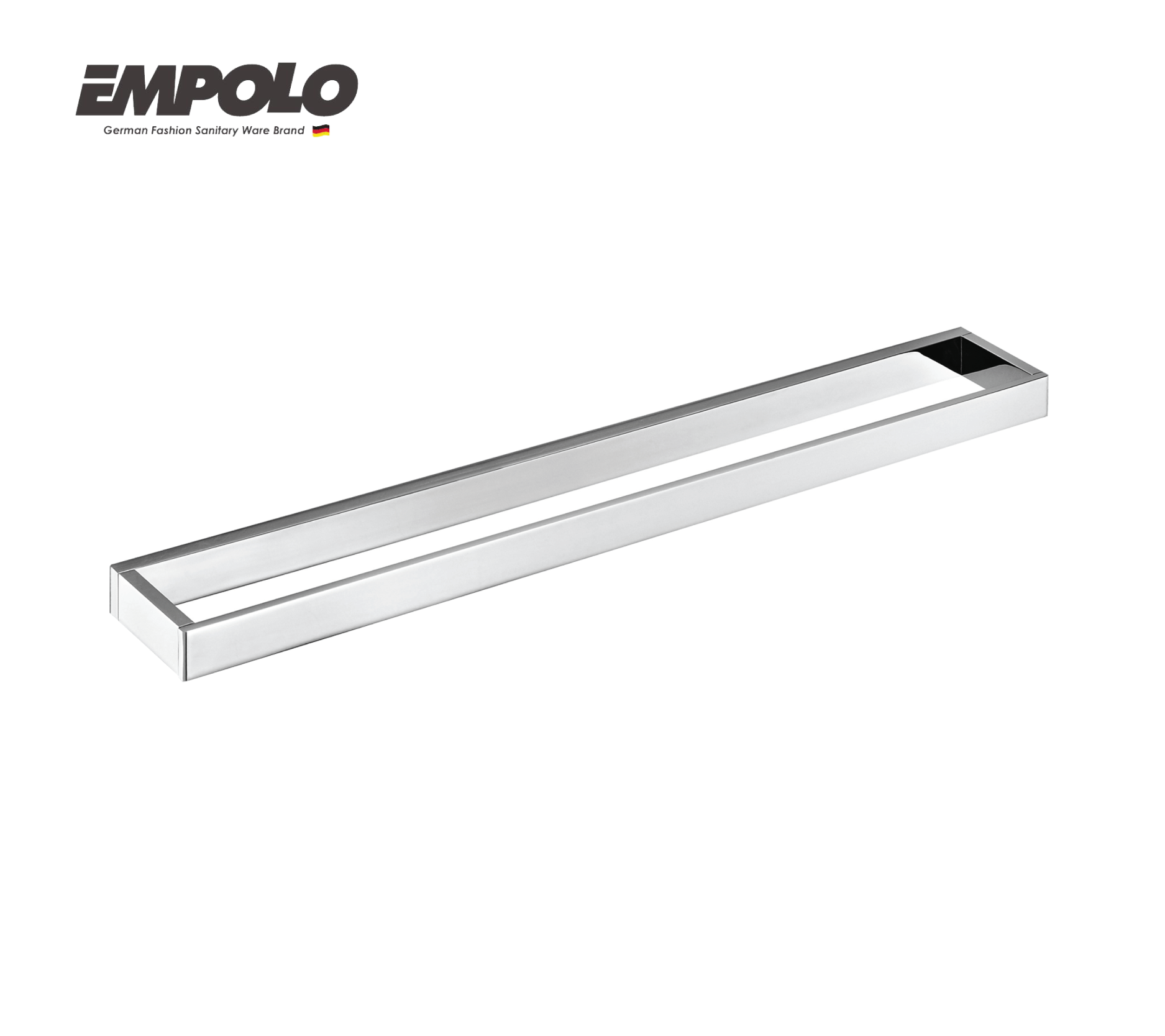 Single towel bar - Brass - 60cm