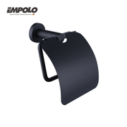 Toilet paper holder - Brass - Matte black