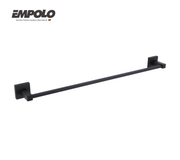 Single towel bar - Brass - Matte black