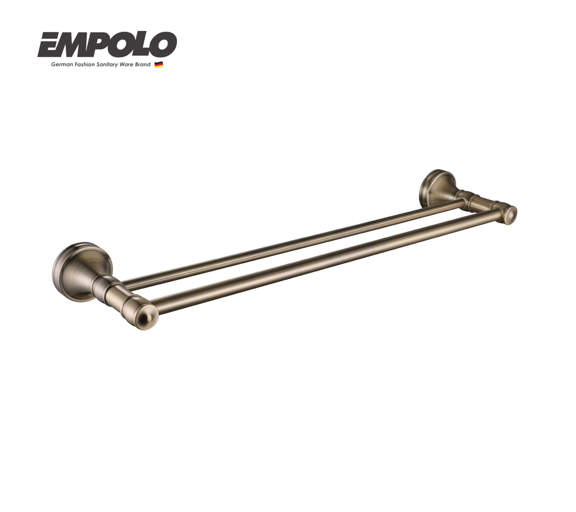 Double towel bar - Brass & SS