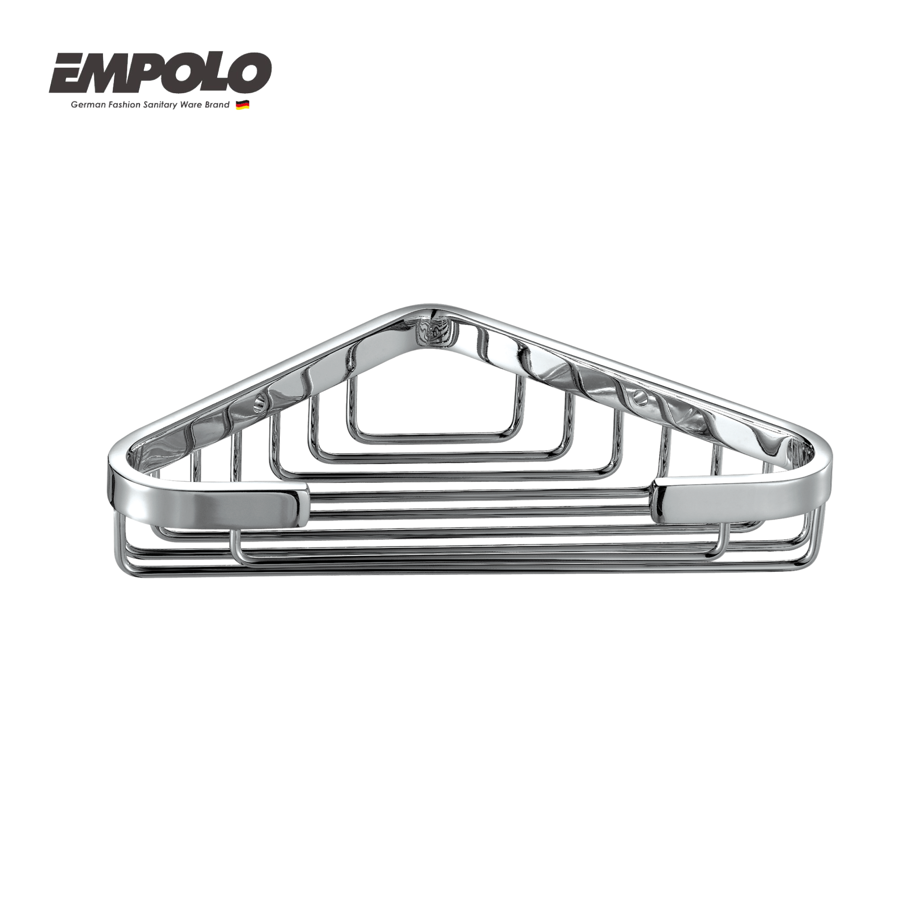 Corner basket - Brass