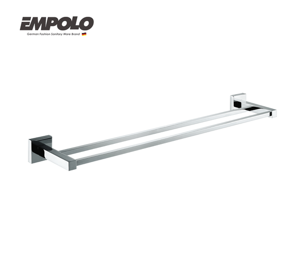 Double towel bar - Brass