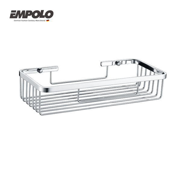 Wall shelf basket - Brass