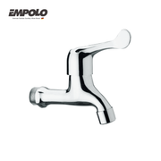 In-wall bib tap - Brass - Chrome - Cold water