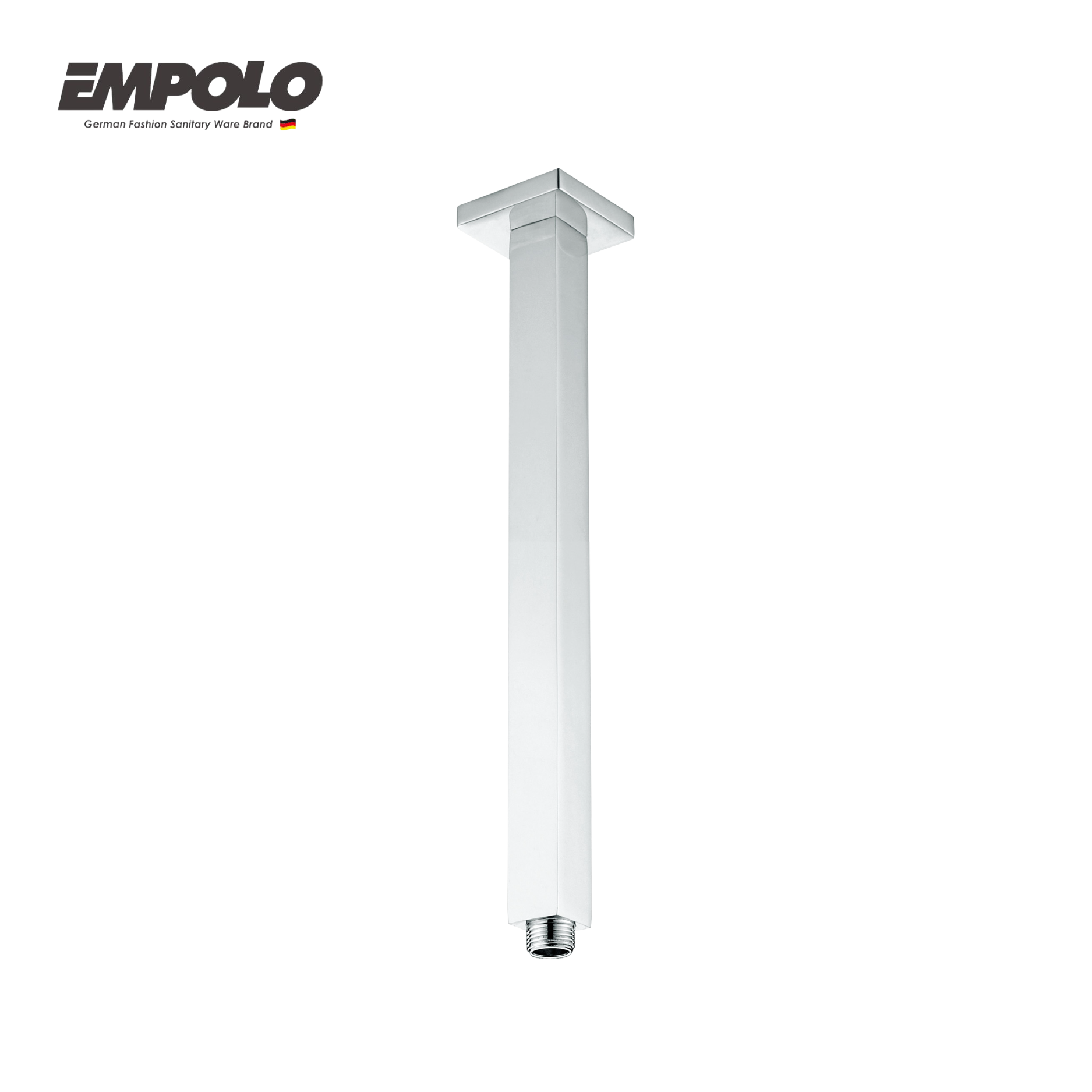 Shower arm - Brass - Chrome