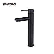 Tall basin tap - Brass -  Hot & cold