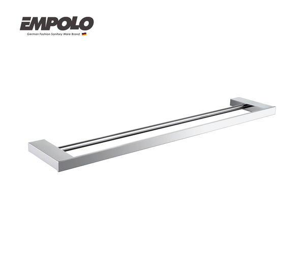 Double towel bar - Brass
