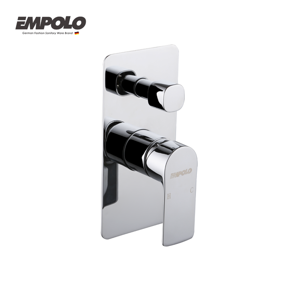 Wall mounted shower mixer - valve with diverter