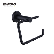 Toilet paper holder - Brass - Matte black