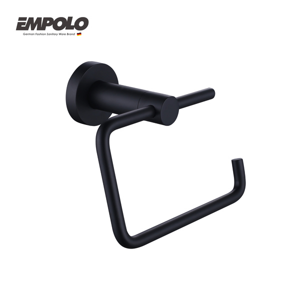 Toilet paper holder - Brass - Matte black