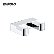 Double robe hook - Brass