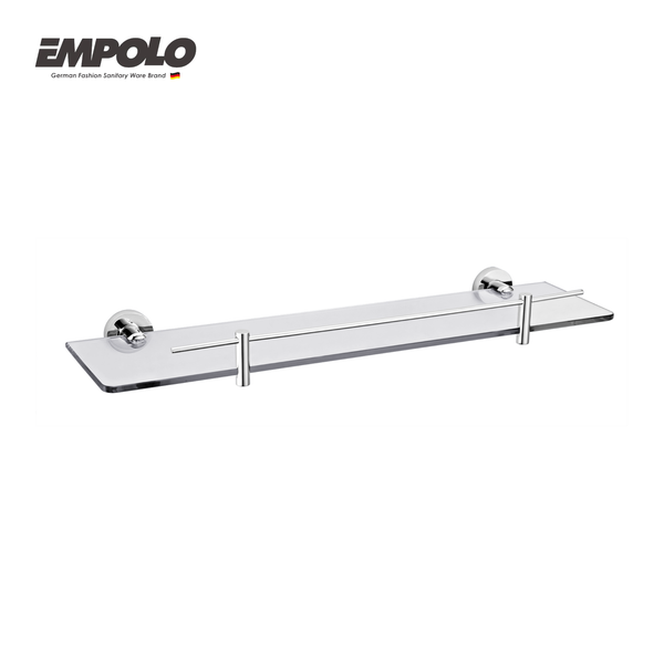 Glass shelf - Brass