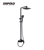 Rain shower column - Matte black