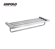 Double towel shelf - Brass