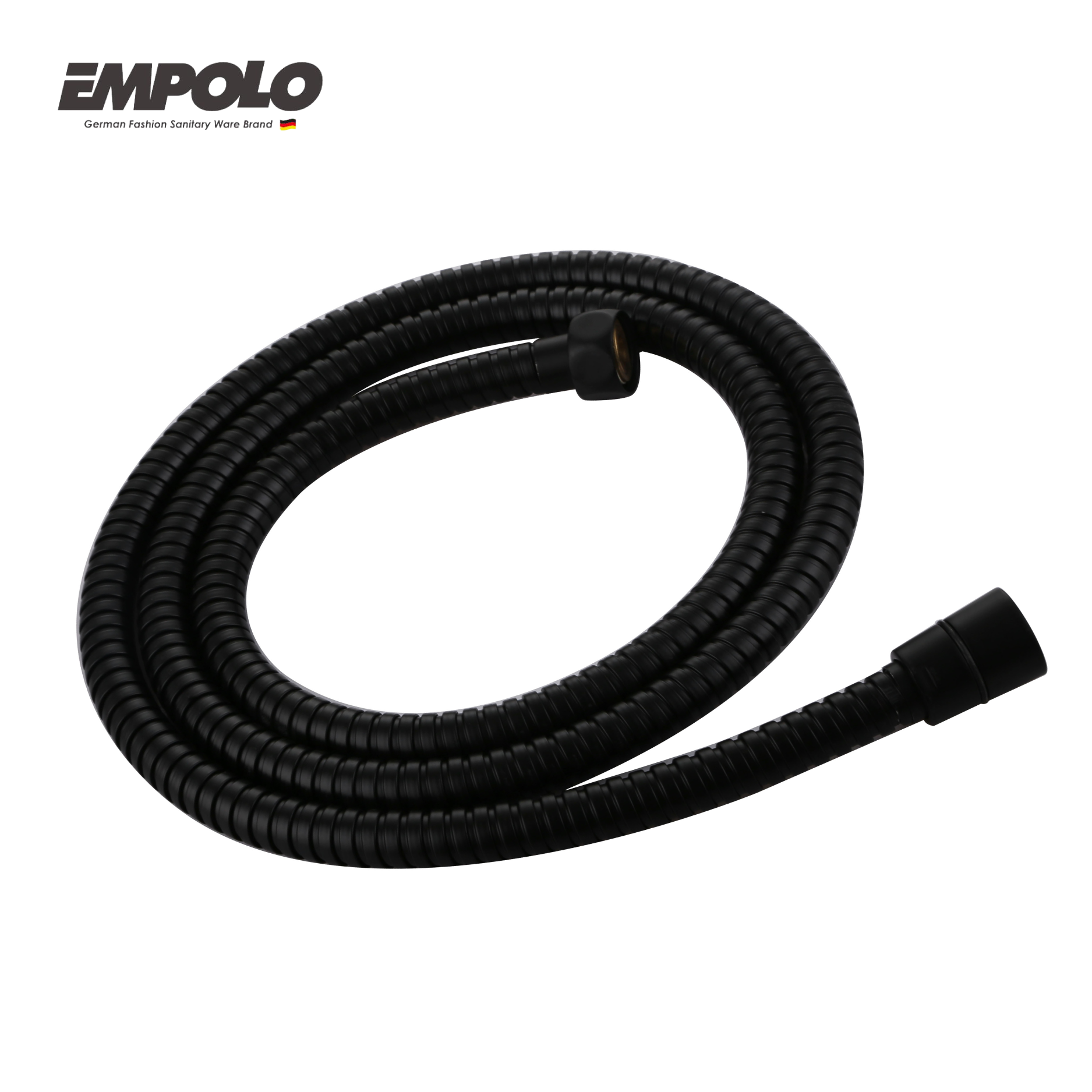 Single hose 1.5m  - SS - Matte black