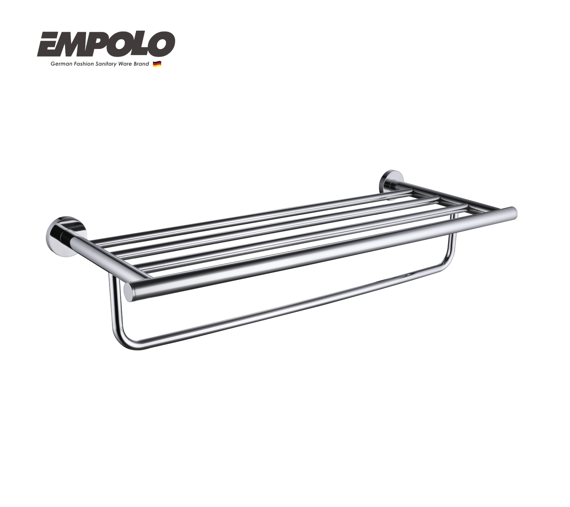 Multiple towel shelf - Brass & SS