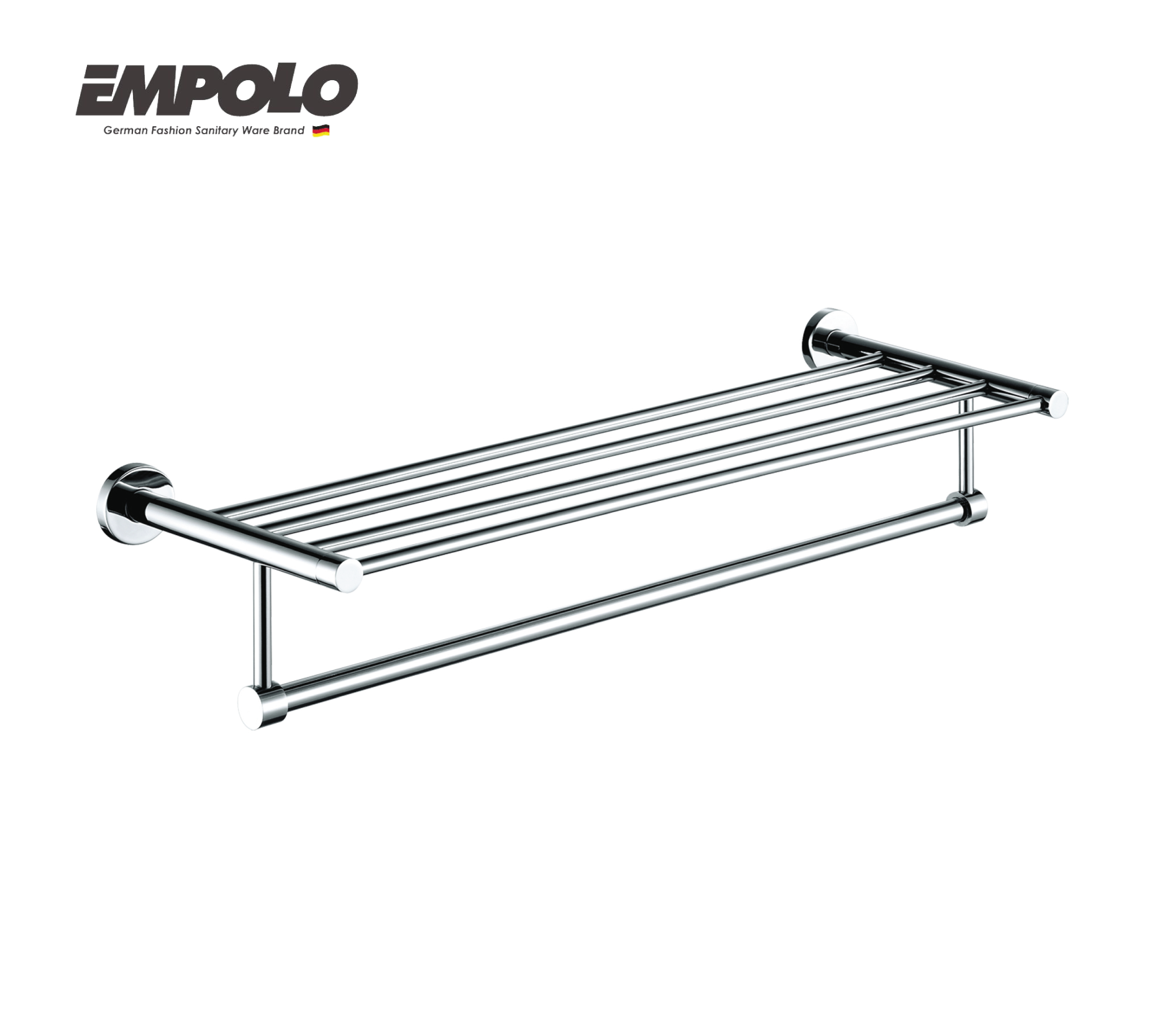 Double towel shelf - SS