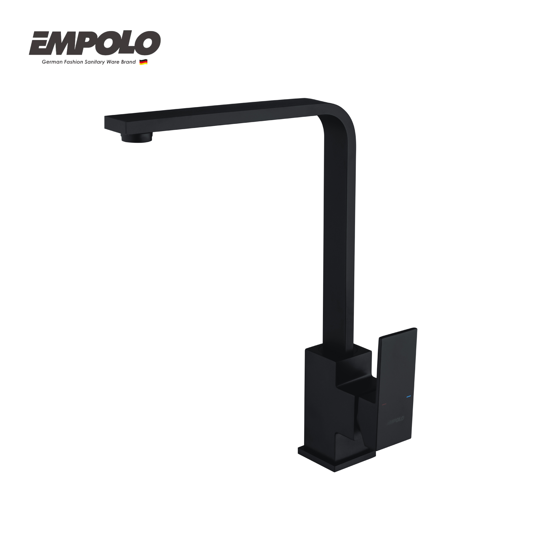 Relax Tap Kitchen tap - Brass - Matte black - Hot & cold – Relax Maldives